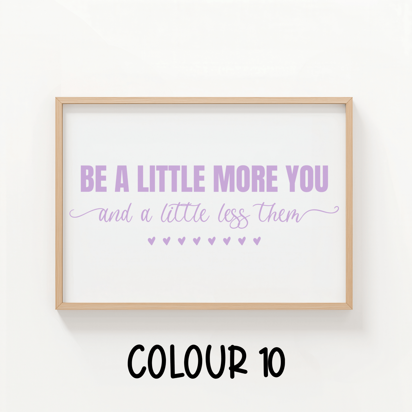 Be a Little More You - ThePaperHighland