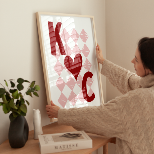 Couple Initials Heart