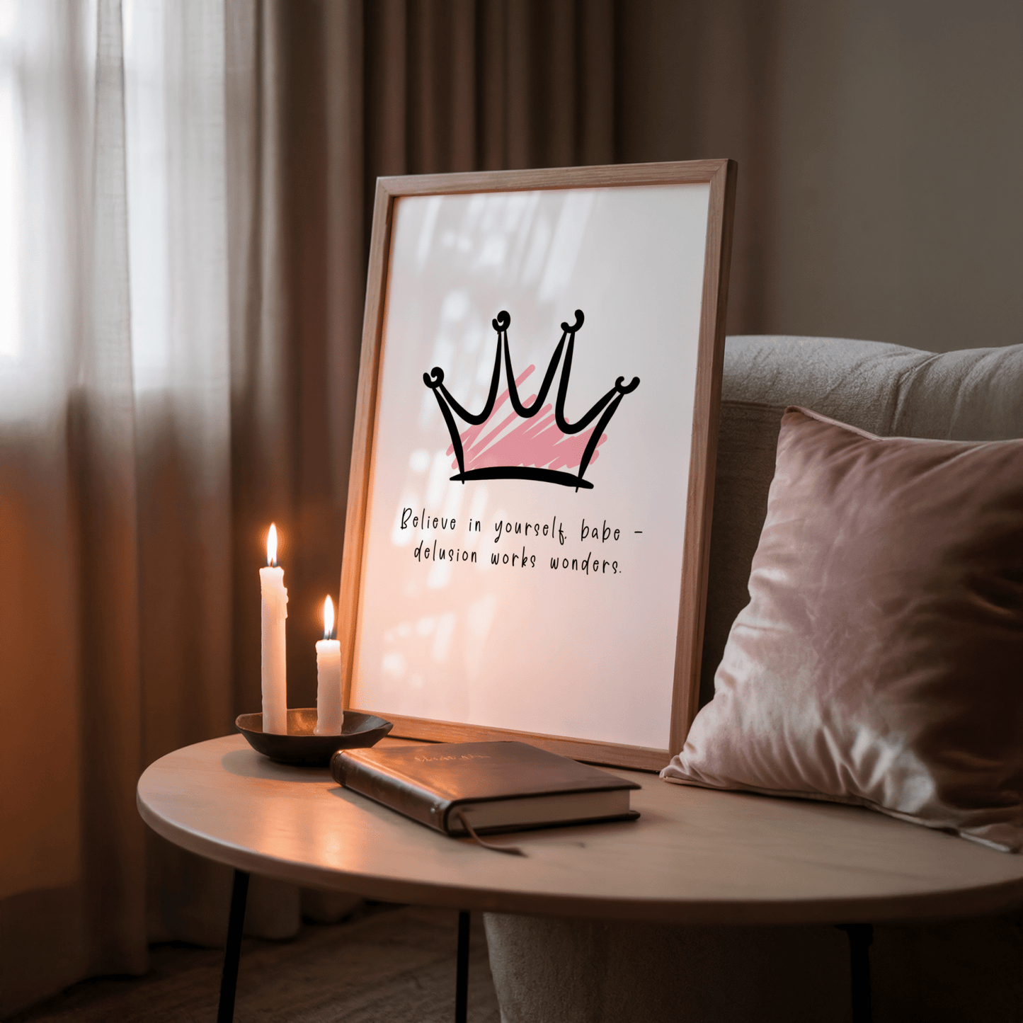 Believe in Yourself Babe – Delusion Works Wonders - ThePaperHighland