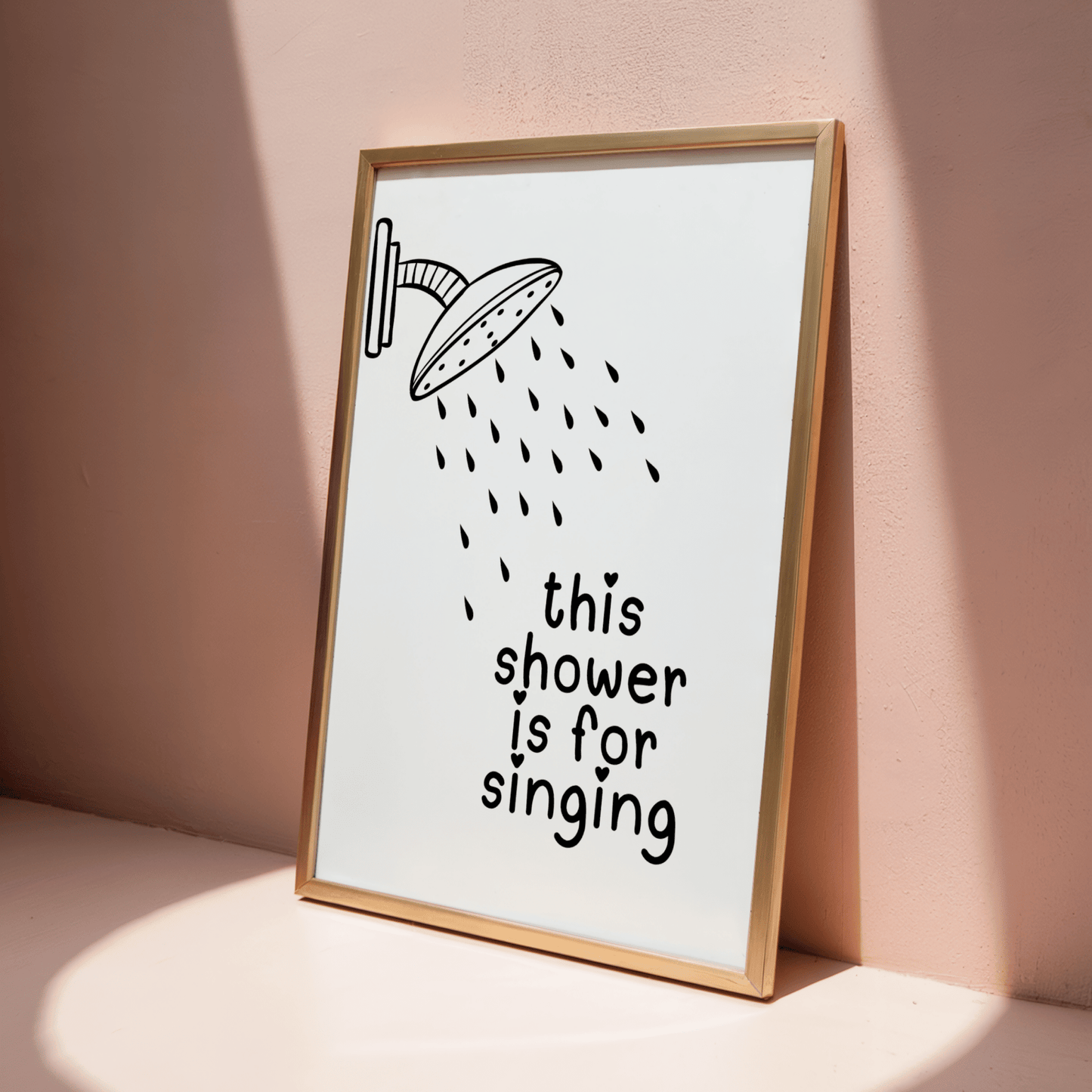 This Shower Is For Singing - ThePaperHighland