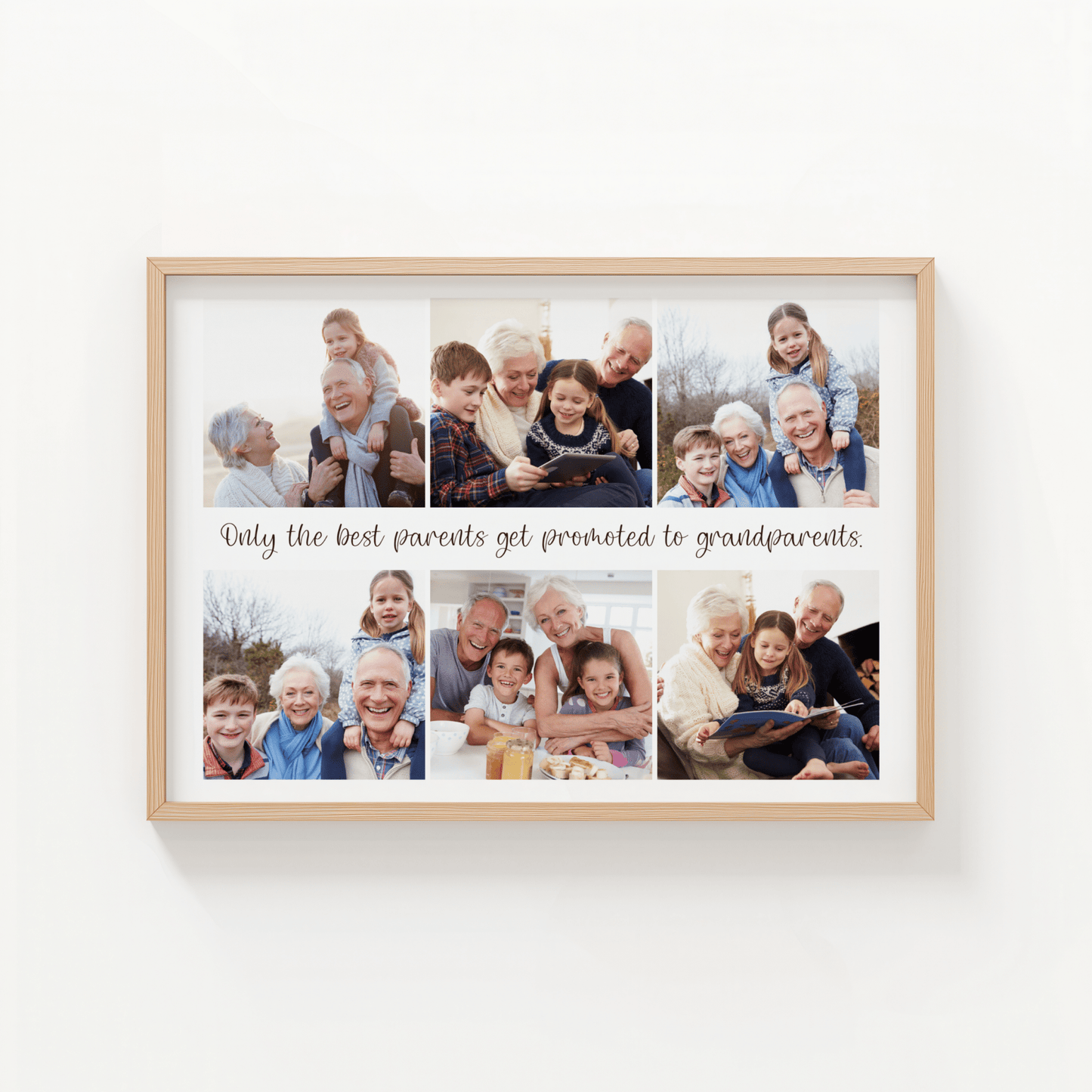Promoted to Grandparents Photo Collage - ThePaperHighland