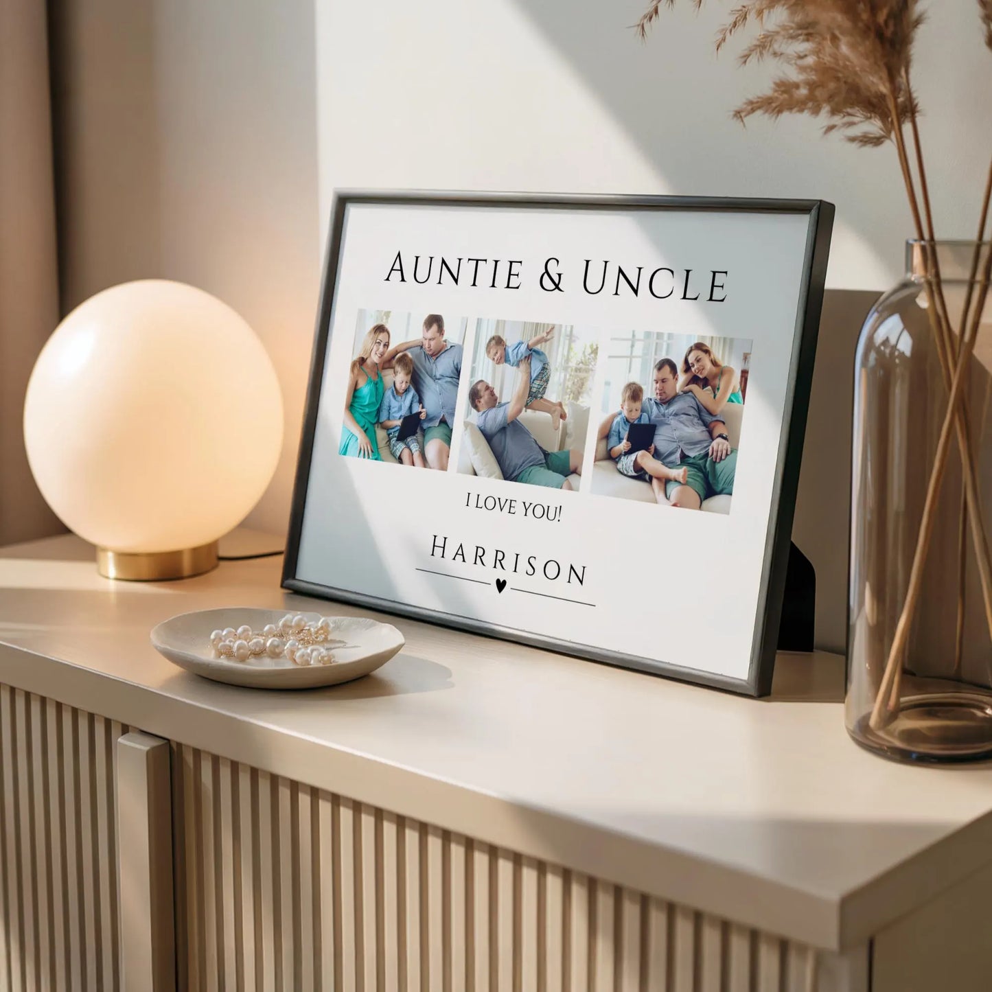 Auntie & Uncle Photo Print