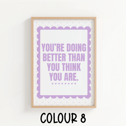 You're Doing Better Than You Think You Are - ThePaperHighland