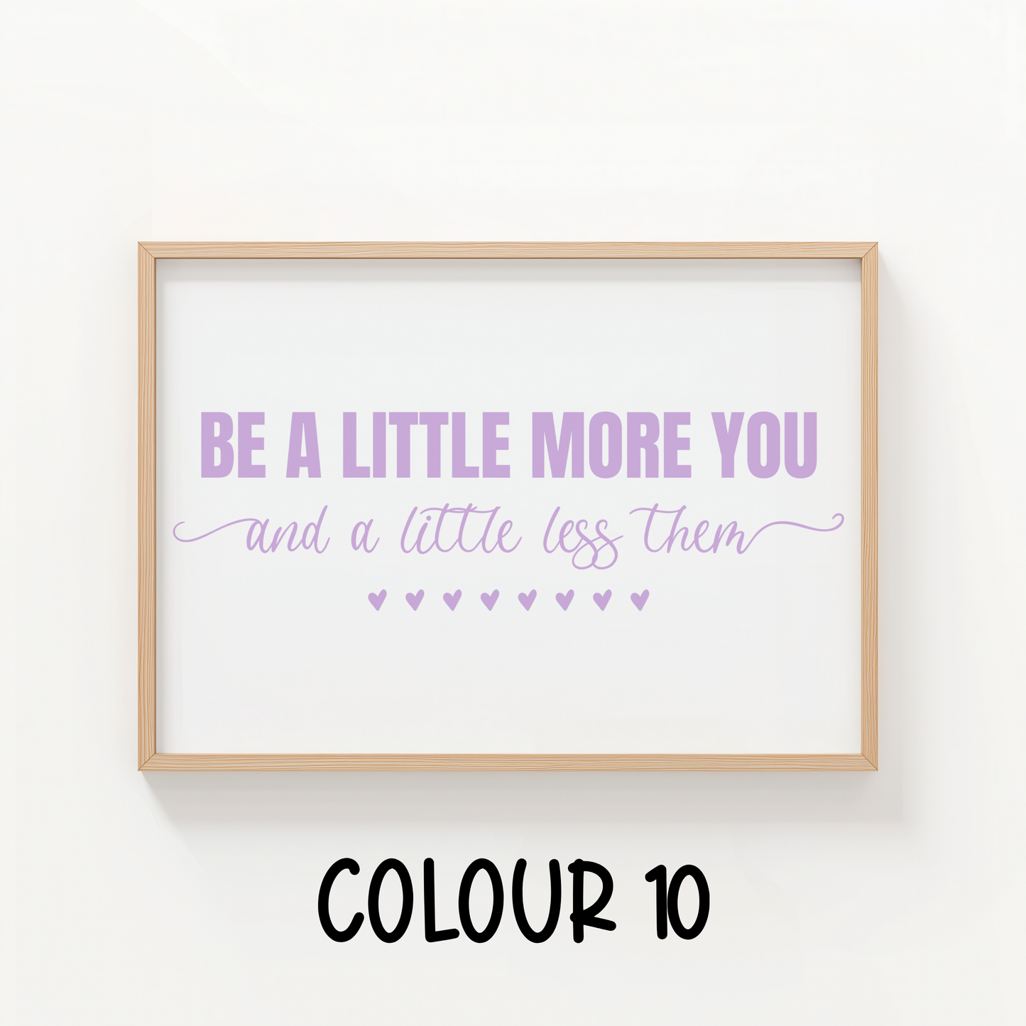 Be a Little More You