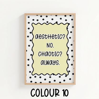 Aesthetic? No. Chaotic? Always. - ThePaperHighland