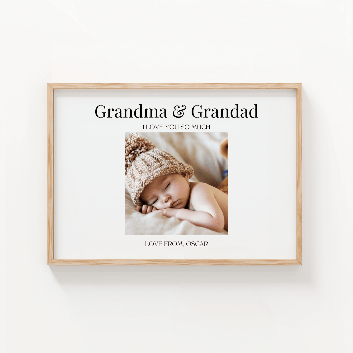 Personalised Grandma & Grandad Photo - ThePaperHighland