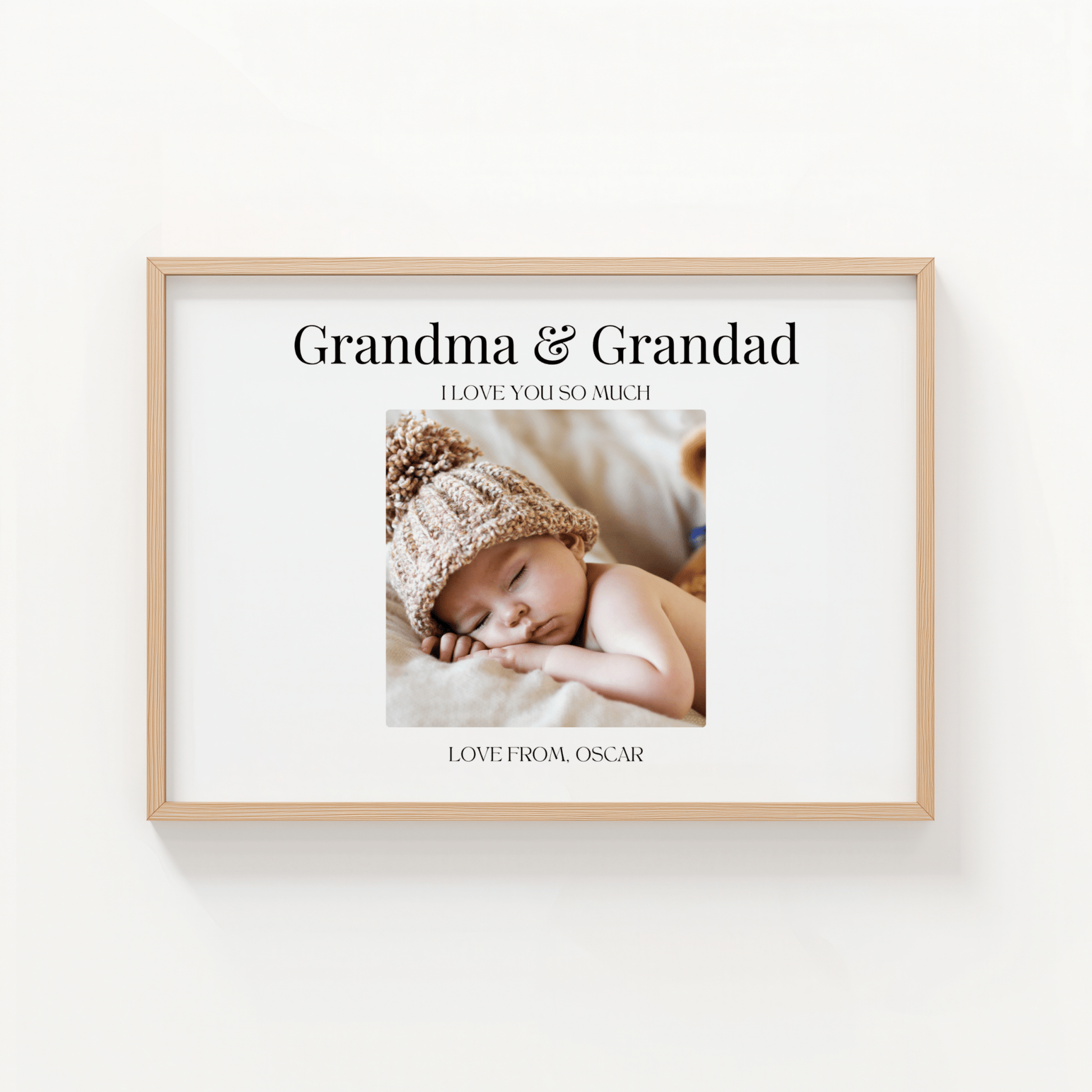 Personalised Grandma & Grandad Photo - ThePaperHighland