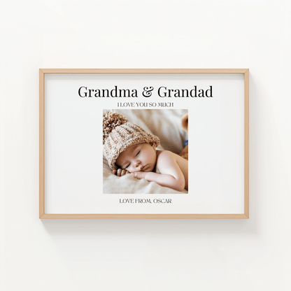 Personalised Grandma & Grandad Photo - ThePaperHighland