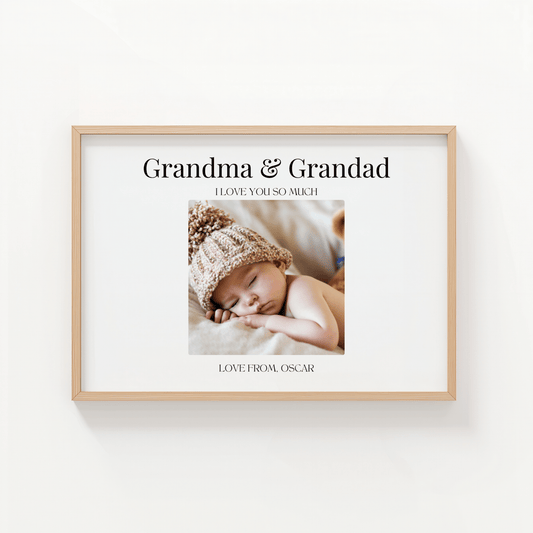Personalised Grandma & Grandad Photo - ThePaperHighland