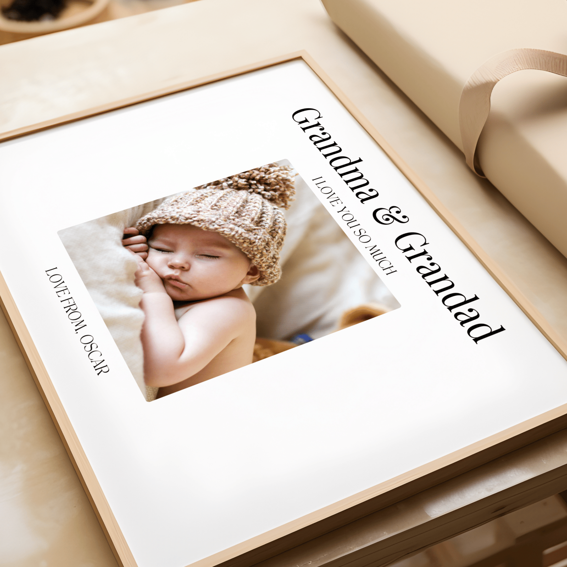 Personalised Grandma & Grandad Photo - ThePaperHighland