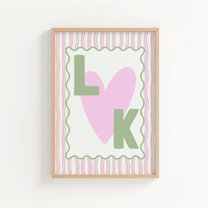 Initials Print
