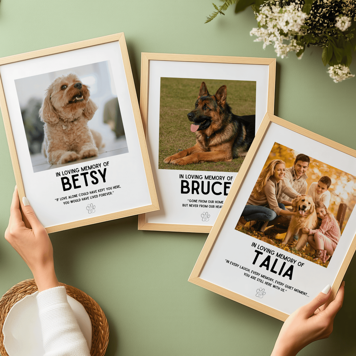Pet Memorial - Personalised Quote - ThePaperHighland