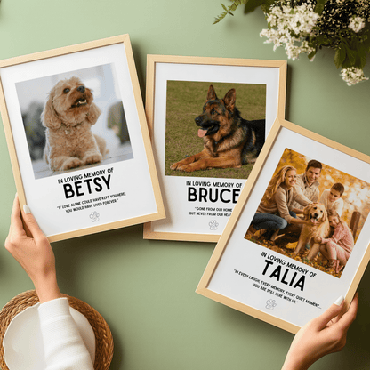 Pet Memorial - Personalised Quote - ThePaperHighland