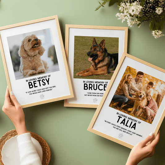 Pet Memorial - Personalised Quote - ThePaperHighland