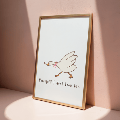 Peaceful? I Don’t Know Her - ThePaperHighland