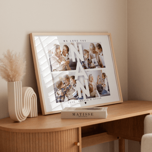 Personalised Nan Photo Collage - ThePaperHighland