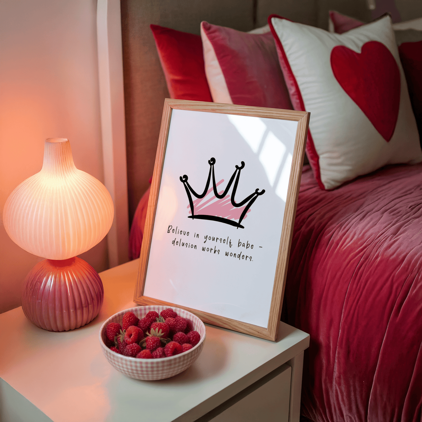 Believe in Yourself Babe – Delusion Works Wonders - ThePaperHighland