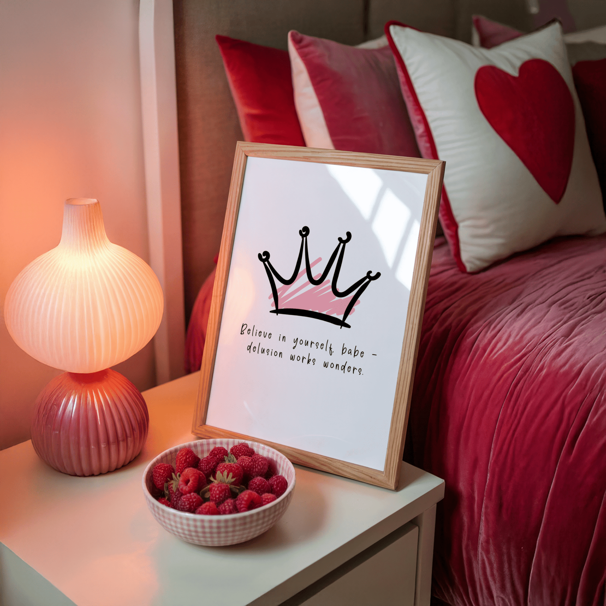 Believe in Yourself Babe – Delusion Works Wonders - ThePaperHighland