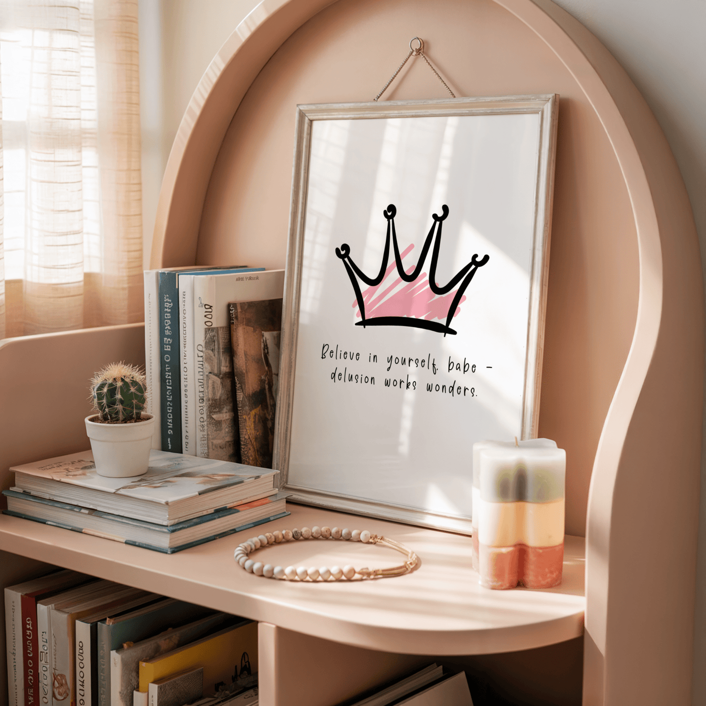 Believe in Yourself Babe – Delusion Works Wonders - ThePaperHighland