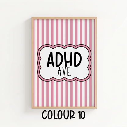ADHD AVE. DIGITAL DOWNLOAD - ThePaperHighland