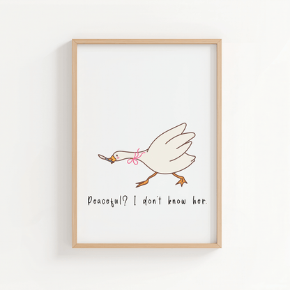 Peaceful? I Don’t Know Her - ThePaperHighland