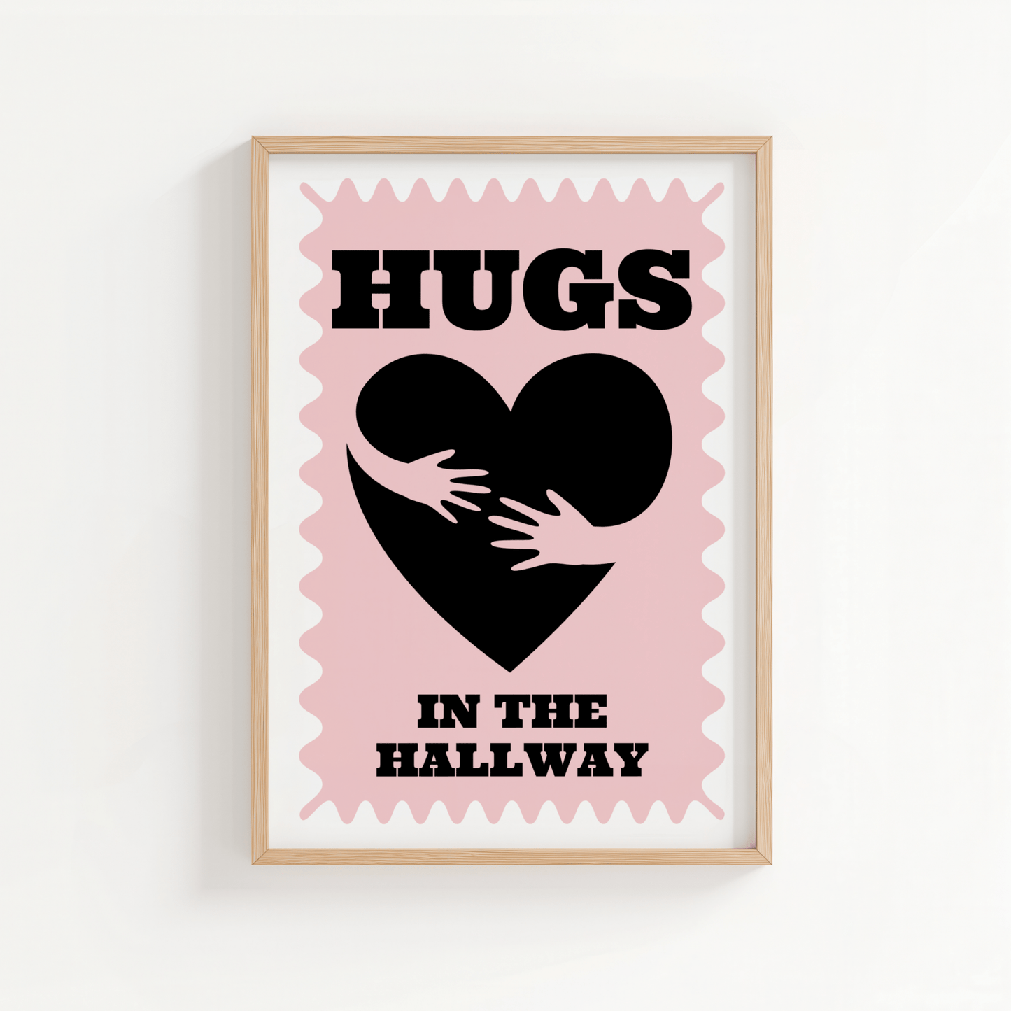 Hugs in the Hallway - Pink - ThePaperHighland