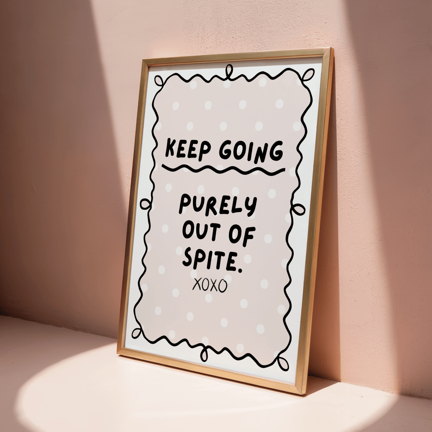 Keep Going Purely Out of Spite - ThePaperHighland