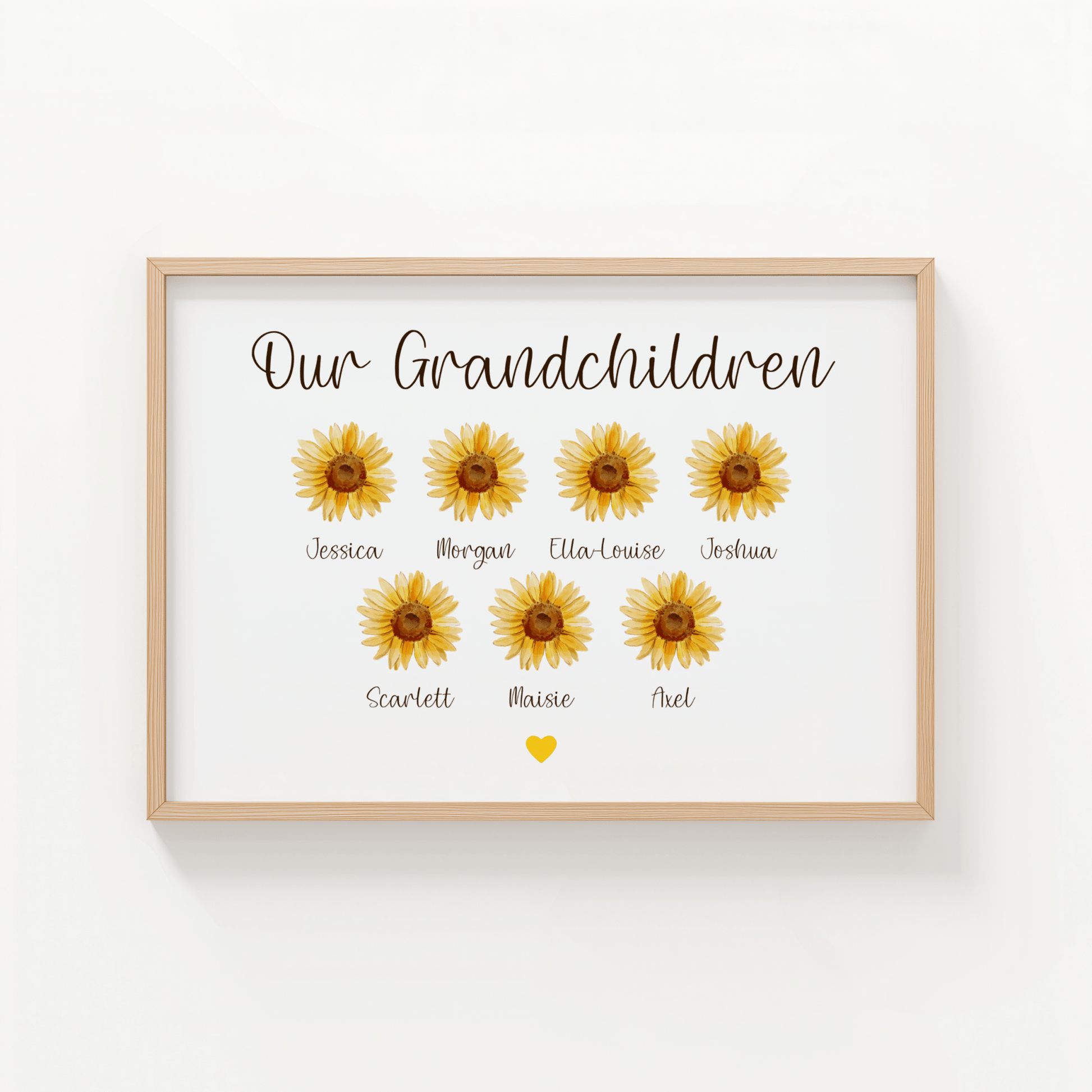 Our Grandchildren Sunflowers - ThePaperHighland