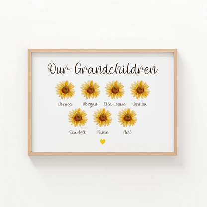 Our Grandchildren Sunflowers - ThePaperHighland