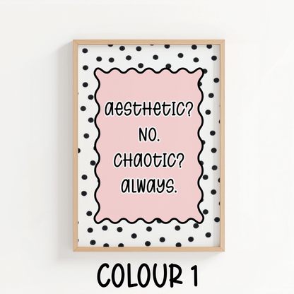 Aesthetic? No. Chaotic? Always. - ThePaperHighland