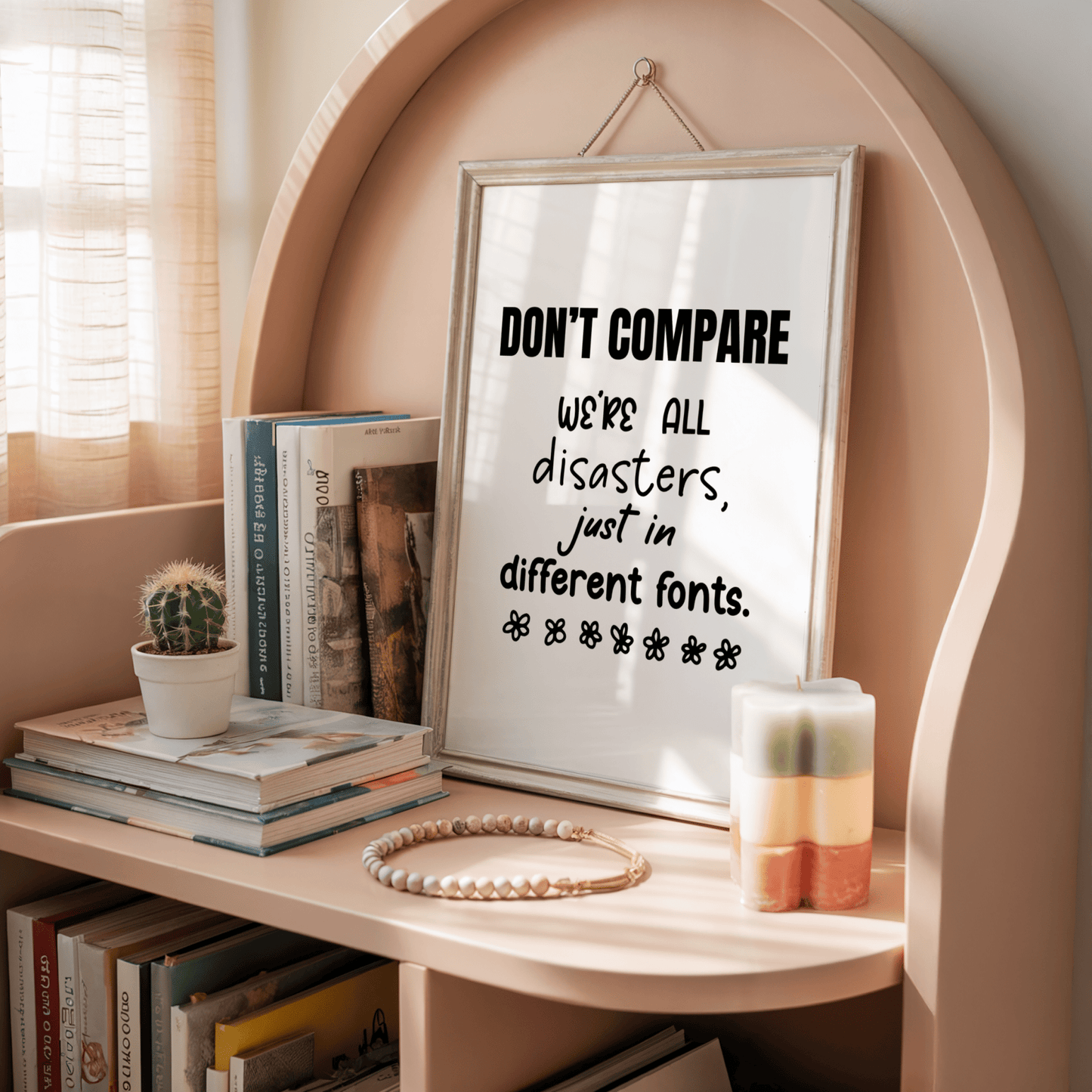 Don’t Compare - We’re All Disasters Just in Different Fonts - ThePaperHighland
