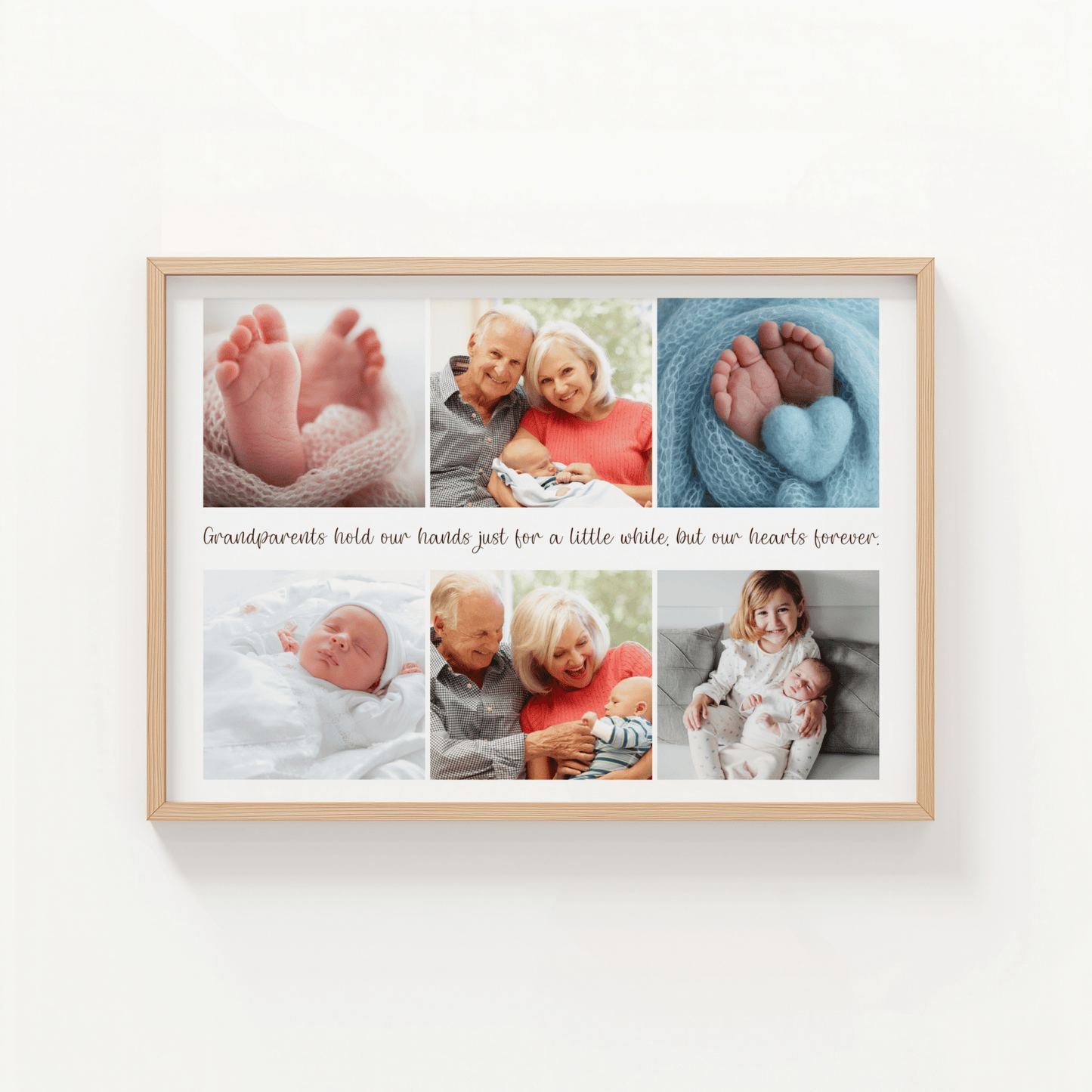 Personalised Grandparents Photo Collage - ThePaperHighland