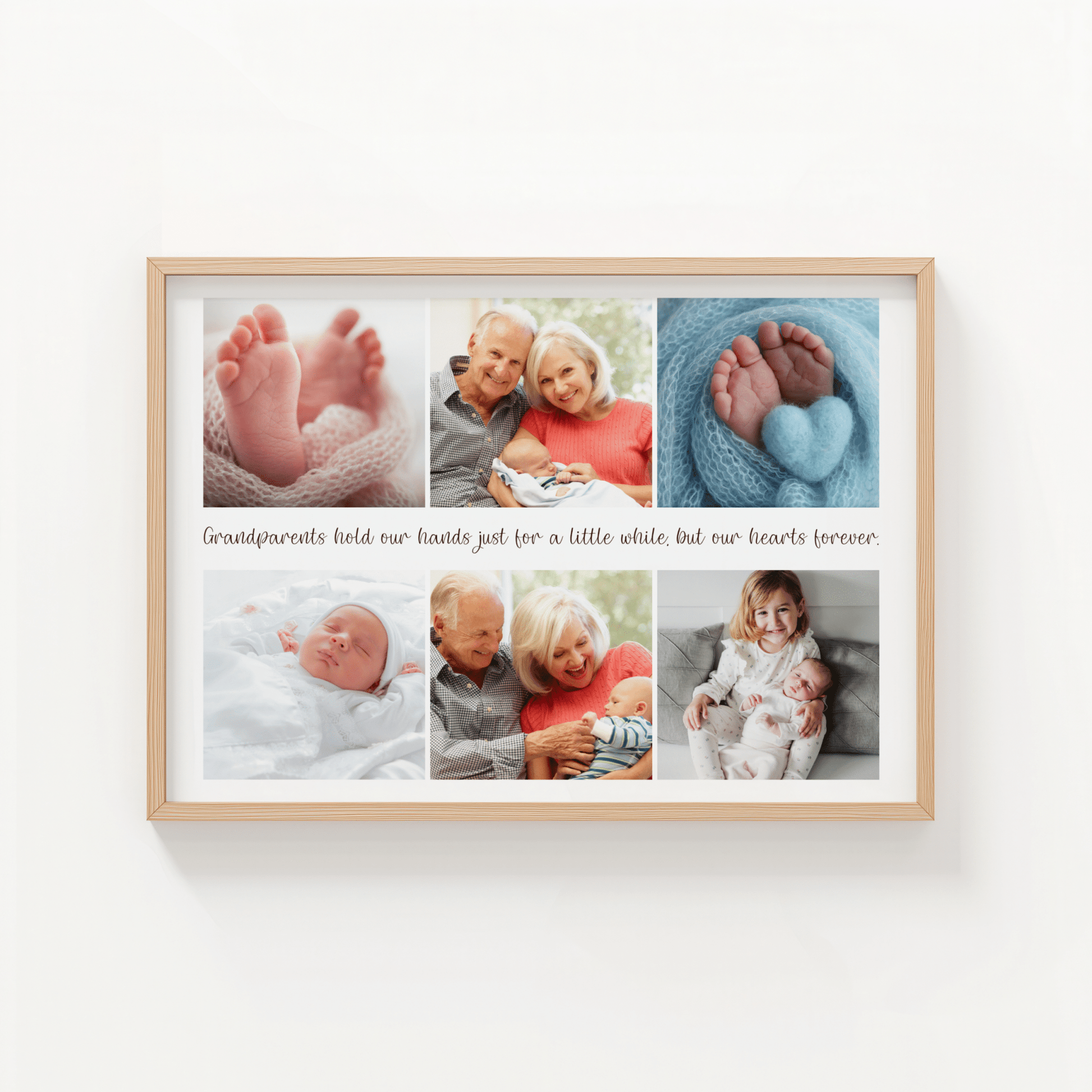 Personalised Grandparents Photo Collage - ThePaperHighland