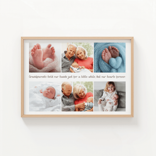 Personalised Grandparents Photo Collage - ThePaperHighland