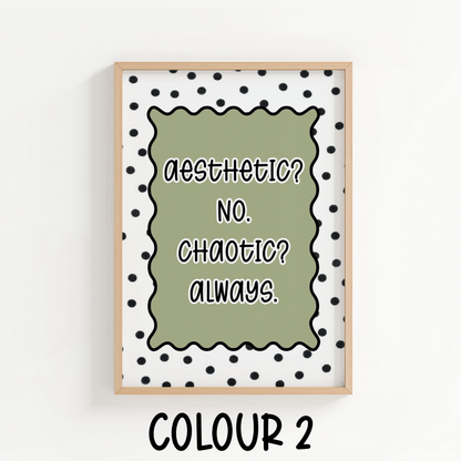 Aesthetic? No. Chaotic? Always. - ThePaperHighland