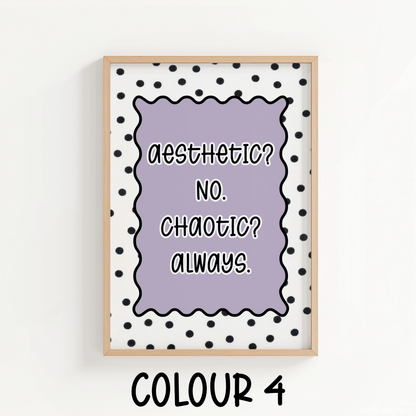 Aesthetic? No. Chaotic? Always. - ThePaperHighland