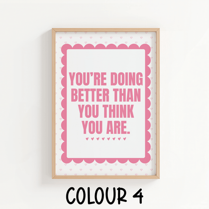 You're Doing Better Than You Think You Are - ThePaperHighland