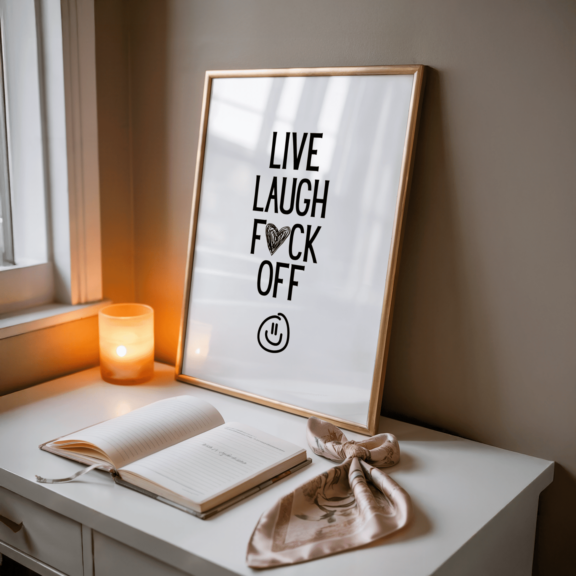 Live Laugh F*ck Off - ThePaperHighland
