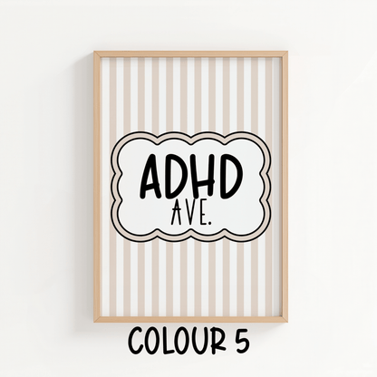ADHD AVE. DIGITAL DOWNLOAD - ThePaperHighland