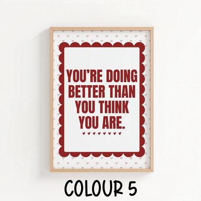 You're Doing Better Than You Think You Are - ThePaperHighland