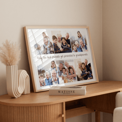 Promoted to Grandparents Photo Collage - ThePaperHighland