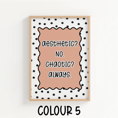 Aesthetic? No. Chaotic? Always. - ThePaperHighland