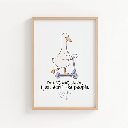 I’m Not Antisocial, I Just Don’t Like People - ThePaperHighland