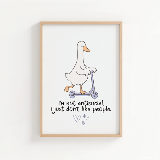 I’m Not Antisocial, I Just Don’t Like People - ThePaperHighland