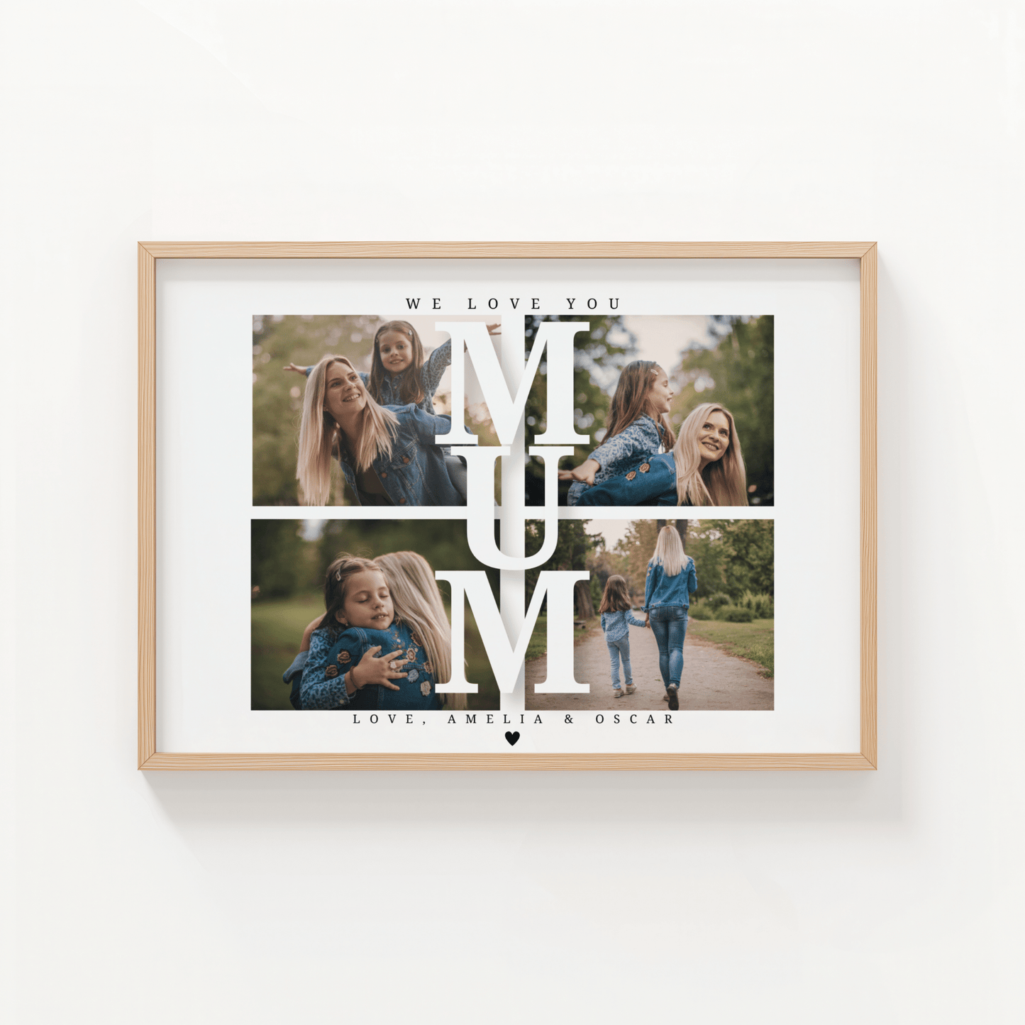 Personalised Mum Photo Collage - ThePaperHighland