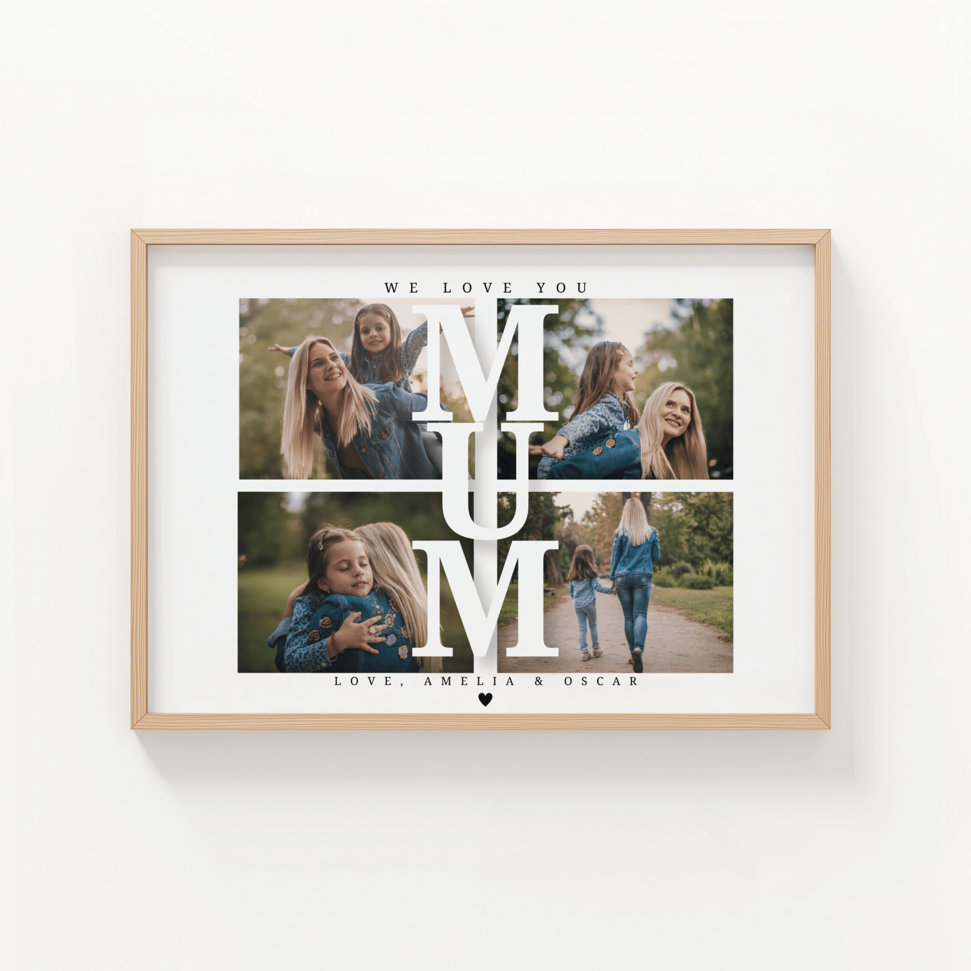 Personalised Mum Photo Collage - ThePaperHighland