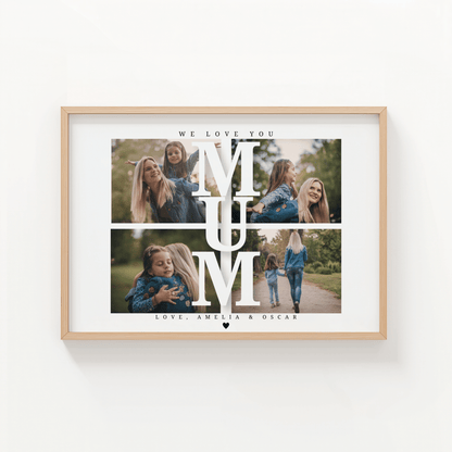 Personalised Mum Photo Collage - ThePaperHighland