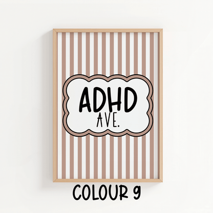 ADHD AVE. DIGITAL DOWNLOAD - ThePaperHighland