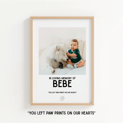 Pet Memorial - Personalised Quote - ThePaperHighland