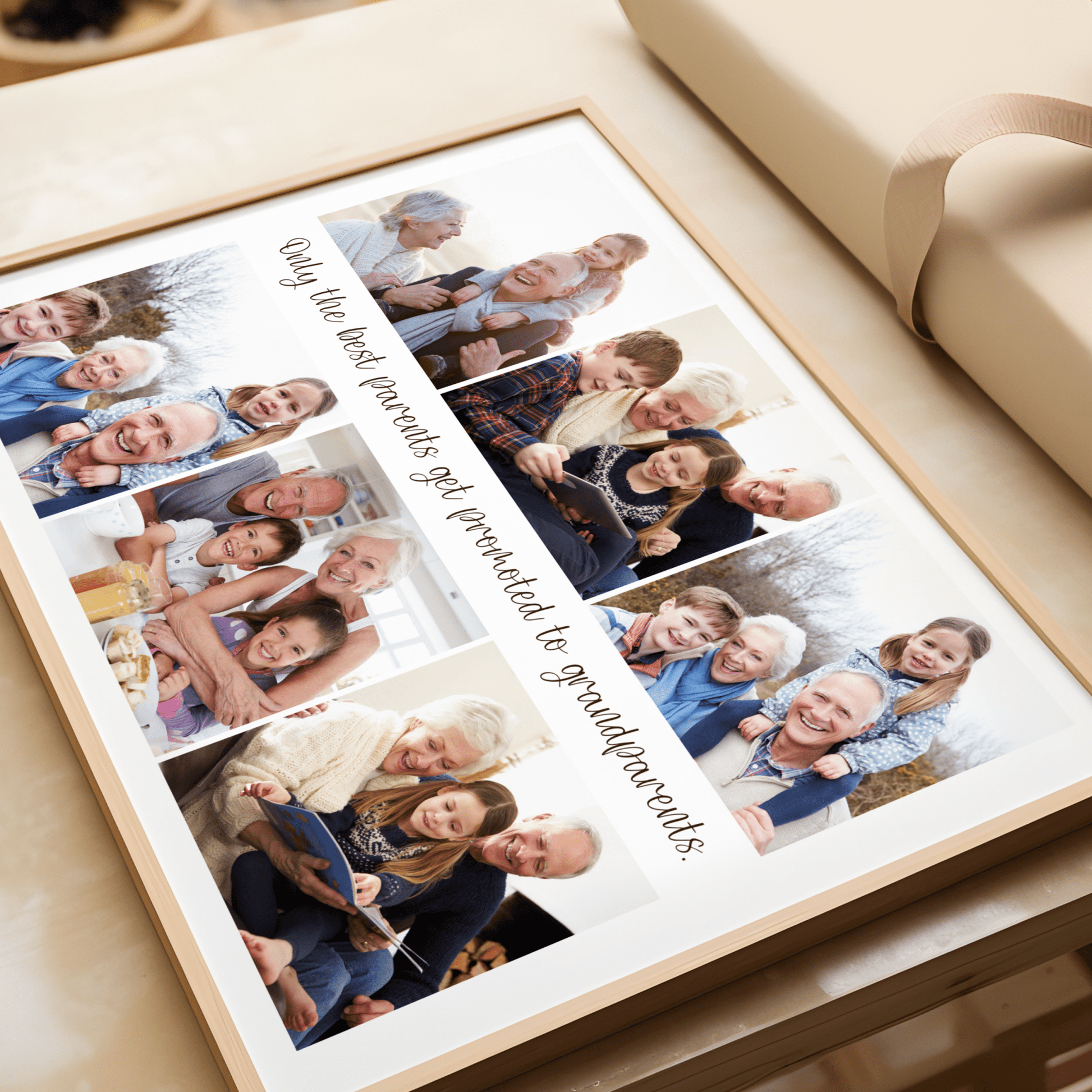 Promoted to Grandparents Photo Collage - ThePaperHighland
